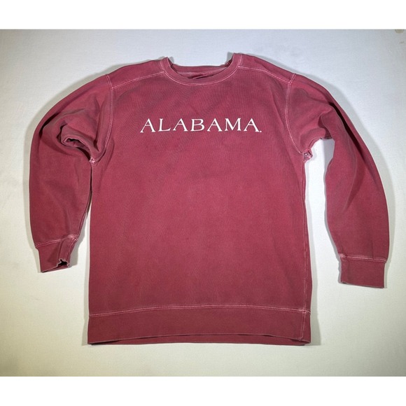 Alabama Crewneck Sweatshirt Size M Comfort Colors (Preowned) - Picture 1 of 8